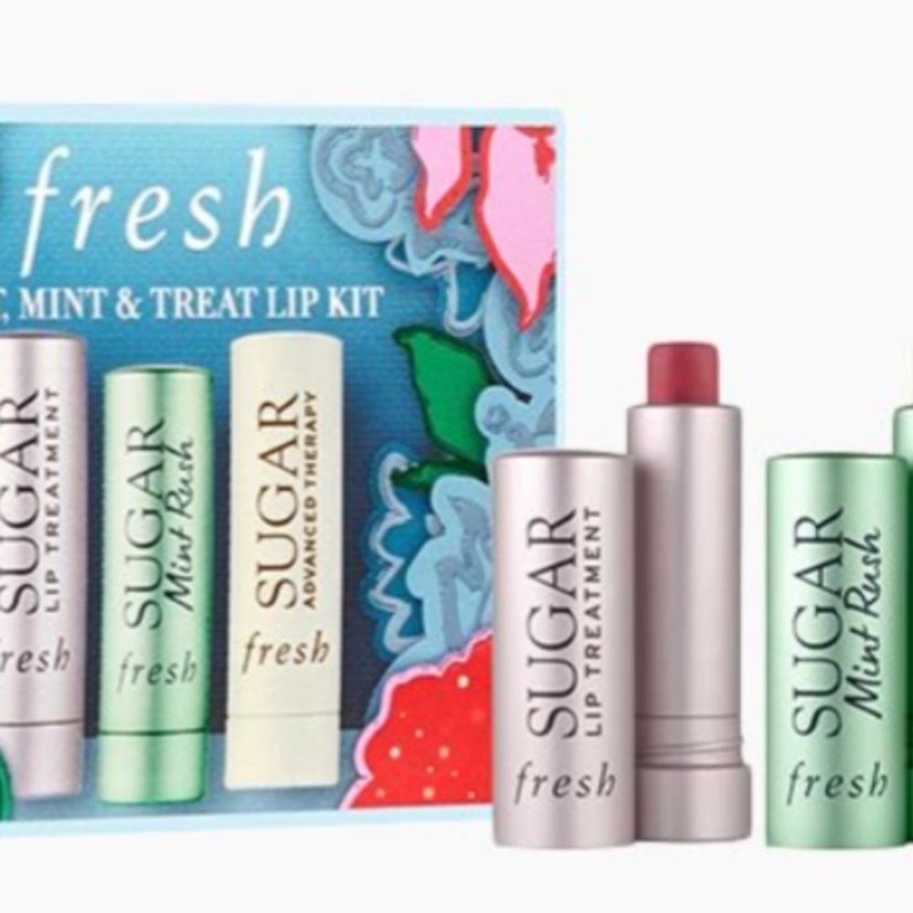 Fresh Lip Balm & Gloss Collection Red Green